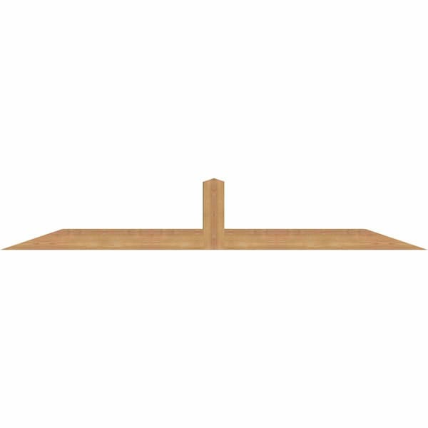 Ekena Millwork Portland Smooth Timber Gable Bracket, Western Red Cedar, 72"W x 12"H x 3 1/2"D x 3 1/2"F, 4/12 Pitch GBW072X12X0404POR00SWR - main